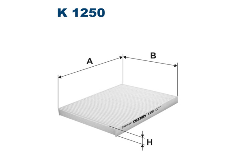 

Комплект фильтров салона Filtron K1250