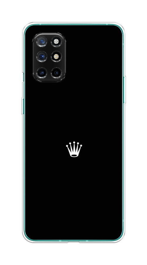 

Чехол Awog на OnePlus 8T / ВанПлас 8T "Белая корона на черном фоне", Черный, 151150-7