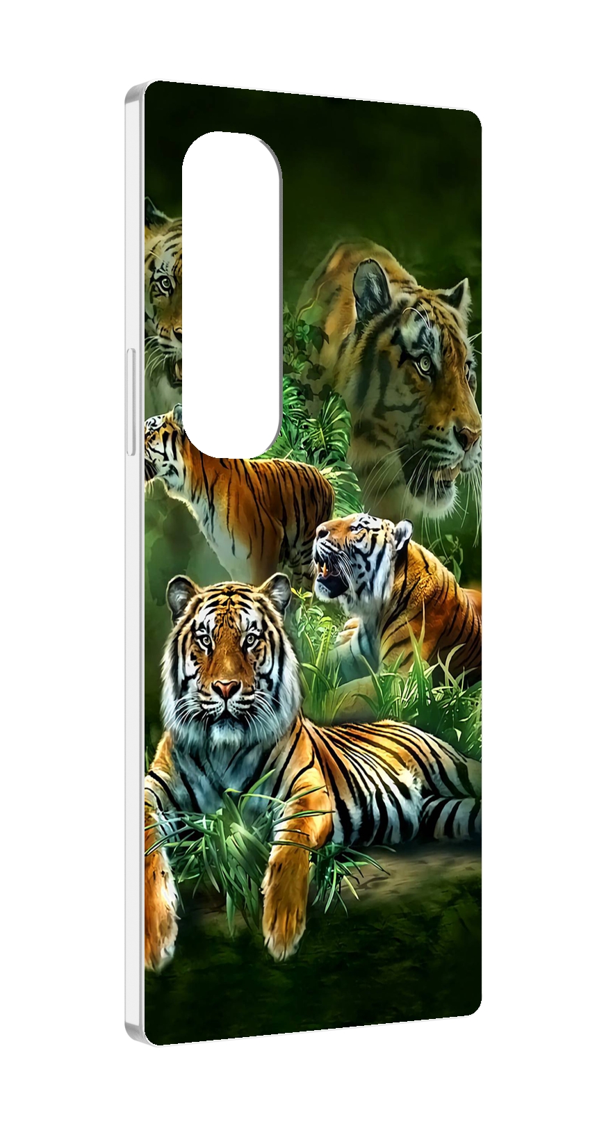 

Чехол MyPads Тигры для Samsung Galaxy Z Fold 4 (SM-F936), Прозрачный, Tocco