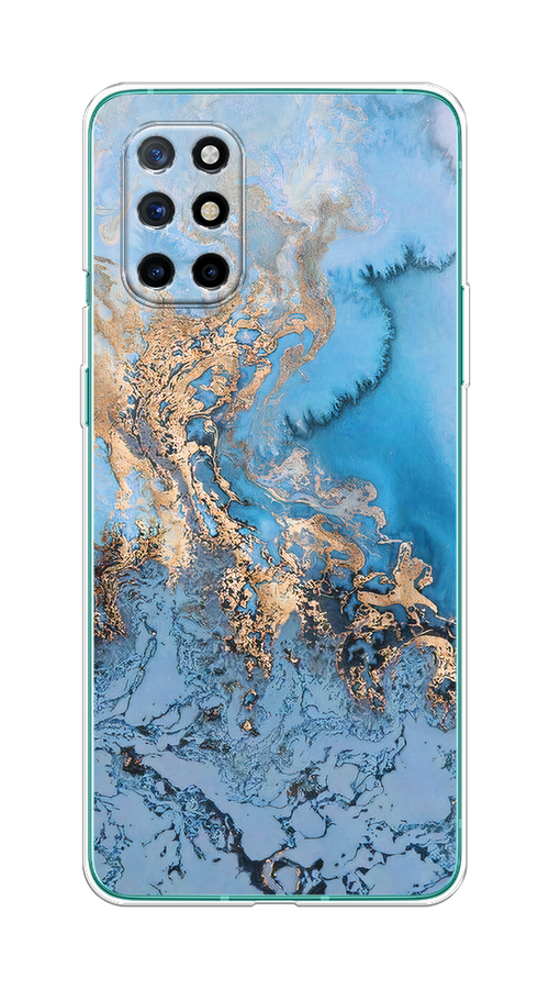 

Чехол Awog на OnePlus 8T / ВанПлас 8T "Морозная лавина синяя", Серебристый, 151150-3