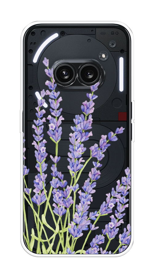 

Чехол на Nothing Phone 2a "Лавандовые стебли", Фиолетовый;зеленый, 3300350-1