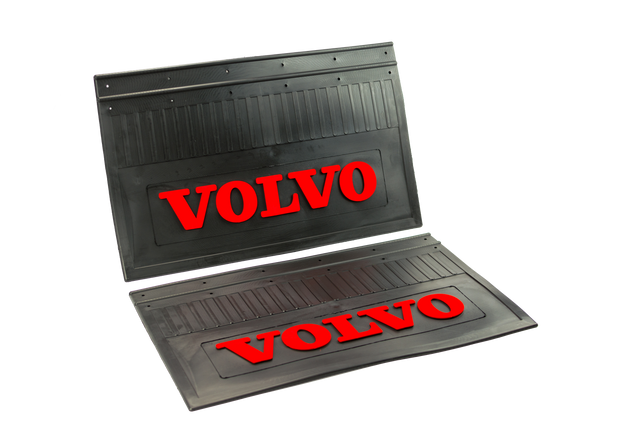 

Брызговики автомобильные задние SLK VOLVO красный 600х370, брызговики 600х370