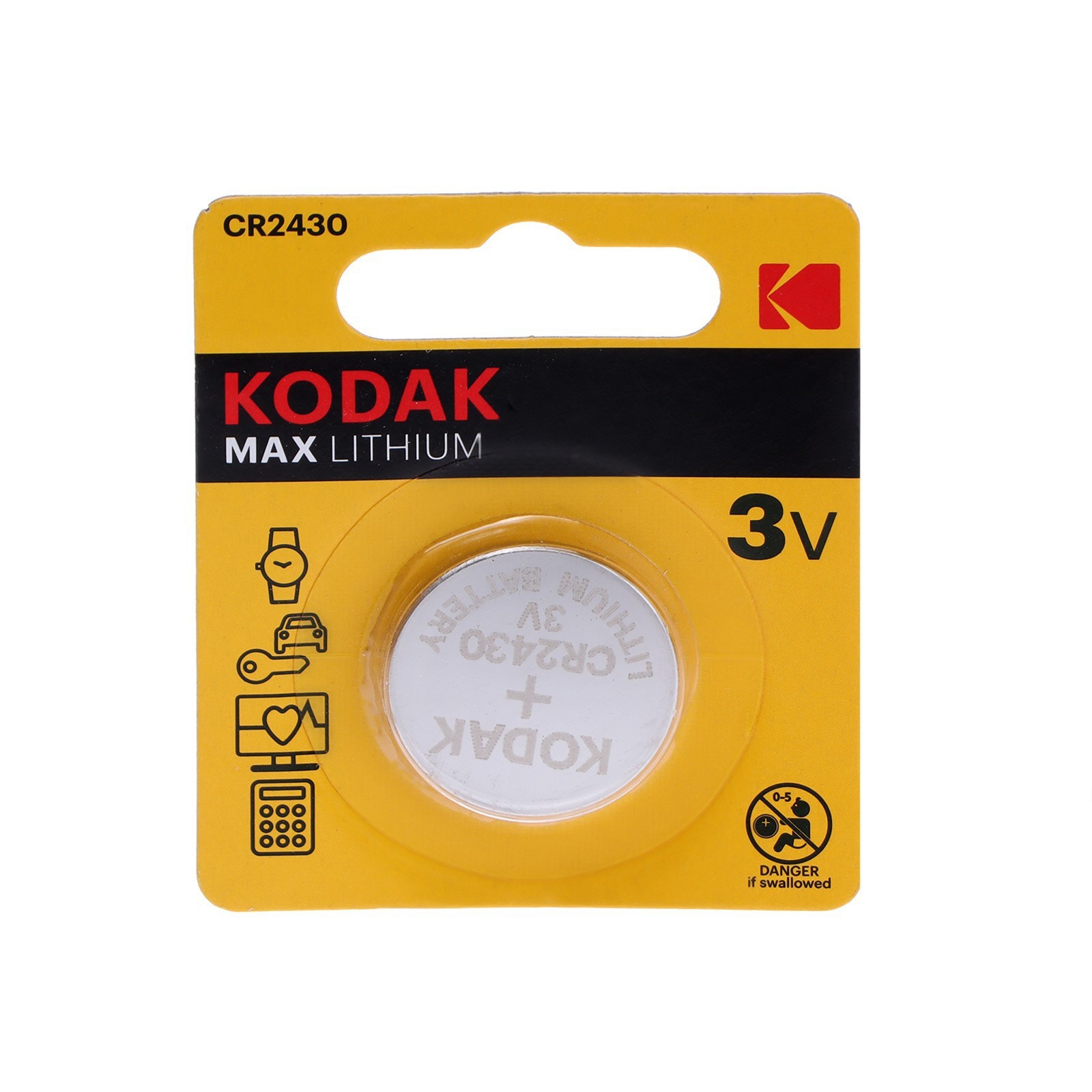 

Батарейка Kodak Cr2430-1bl Для Брелока Сигнализации KODAK арт. 30414754-RU1