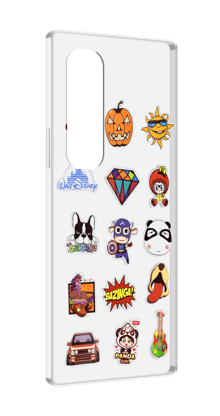 

Чехол MyPads Стикеры-2 для Samsung Galaxy Z Fold 4 (SM-F936), Прозрачный, Tocco