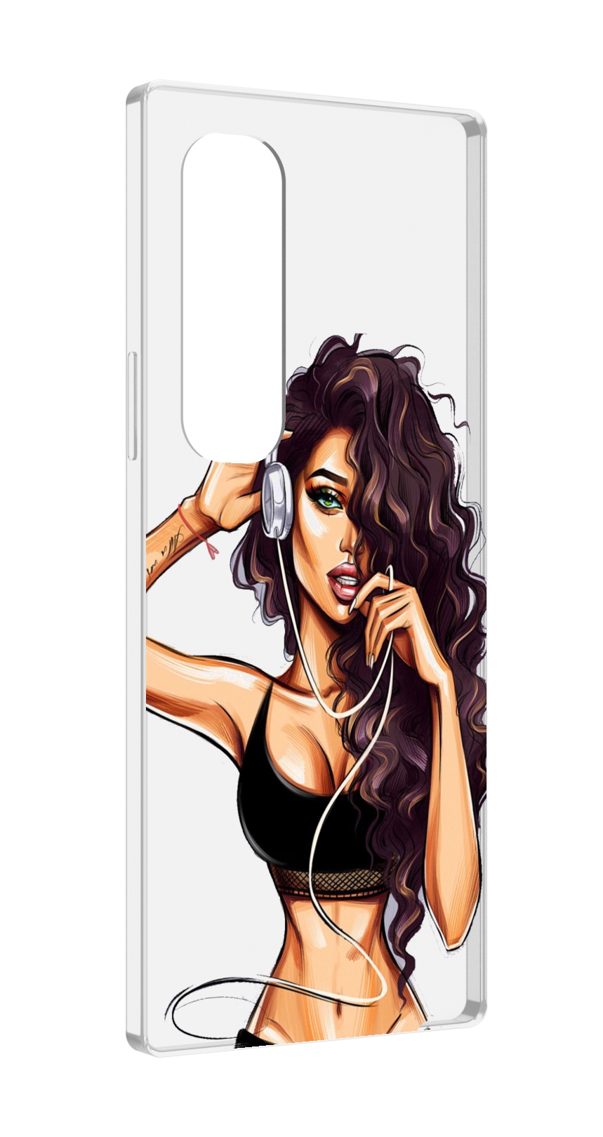 

Чехол MyPads Спортивная-девушка женский для Samsung Galaxy Z Fold 4 (SM-F936), Прозрачный, Tocco