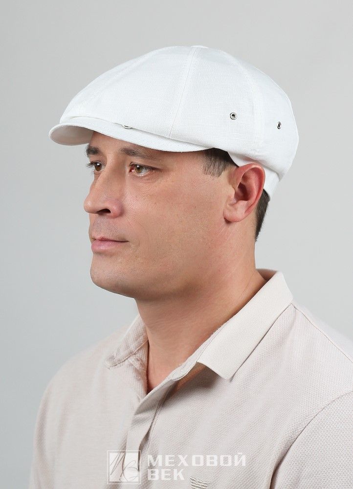Кепка мужская Меховой Век 2834ЕГ белая, р.55