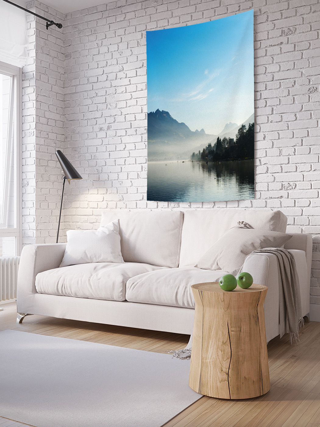 

Вертикальное фотопанно на стену JoyArty Горы в тумане 100x150 см, Горы в тумане