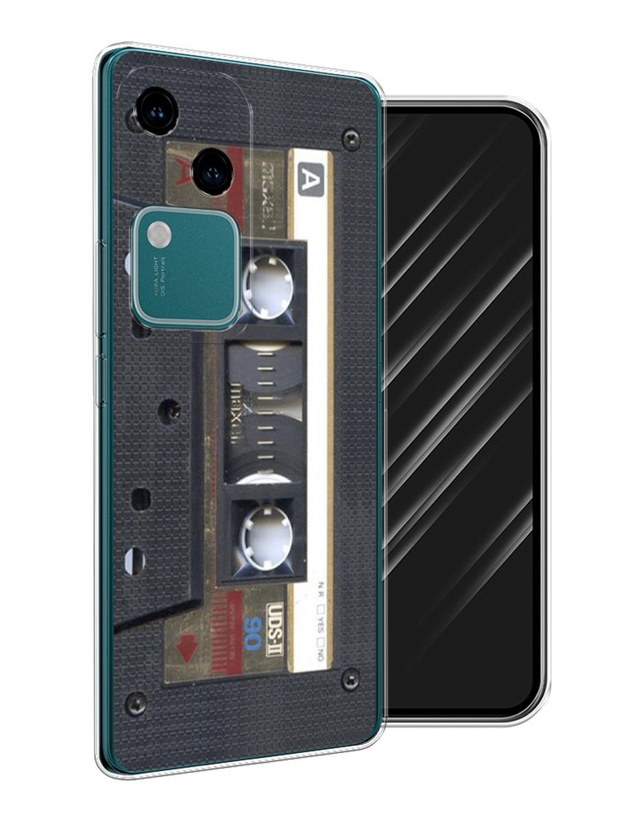 

Чехол Awog на Vivo V30/S18 "Пленочная кассета", Серый;белый, 2610150-1