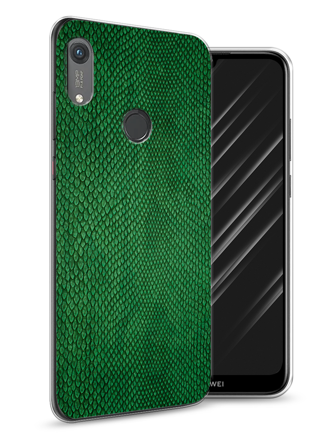 

Чехол Awog на Honor 8A (8A Pro/Prime) "Изумрудная змея", Черный;зеленый;коричневый, 68750-3