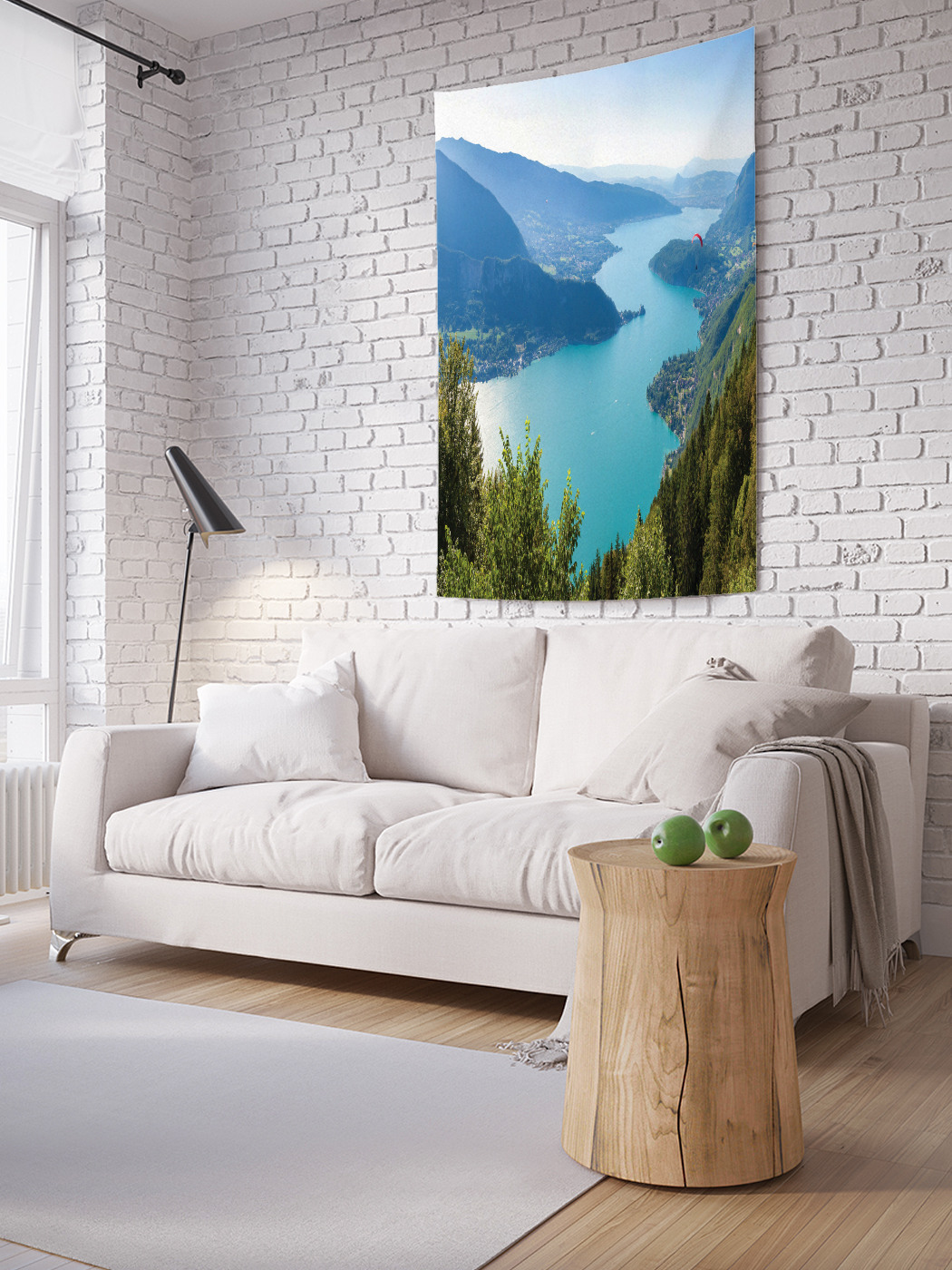 

Вертикальное фотопанно на стену JoyArty Горная река 100x150 см, Горная река