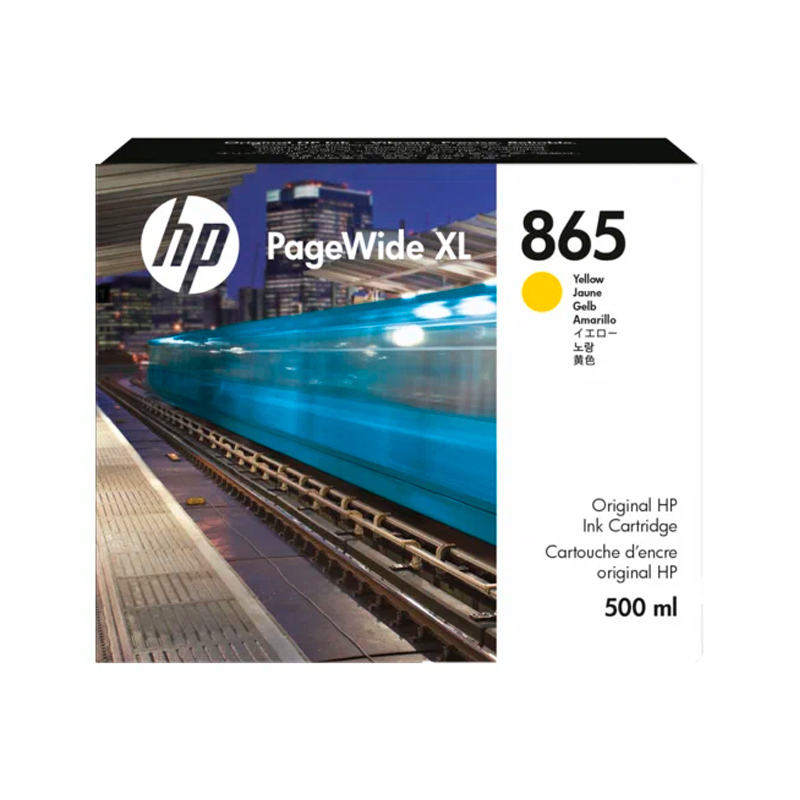 Картридж Cartridge HP 865 для PageWide XL 4200/5200, желтый, 500 мл