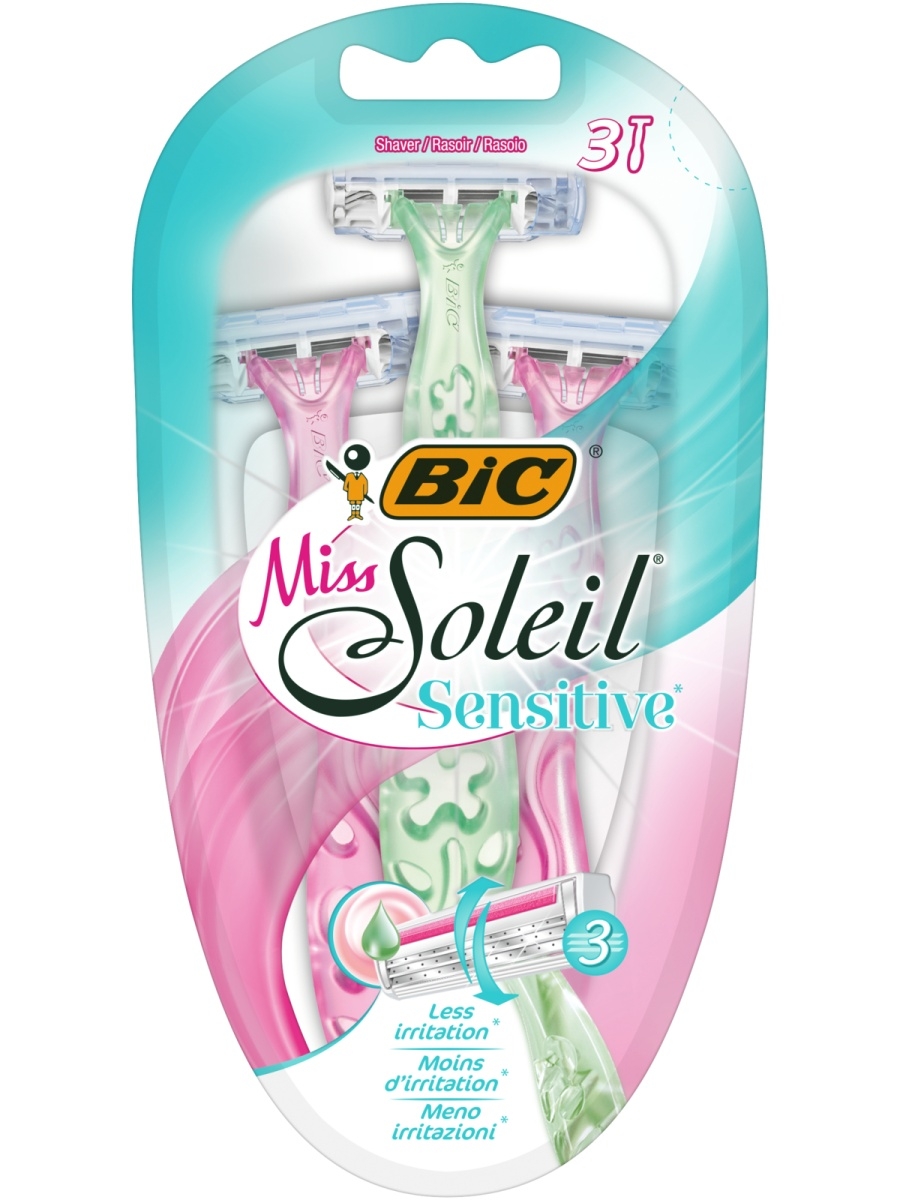 Станок для бритья BIC Miss Soleil Sensitive 3шт