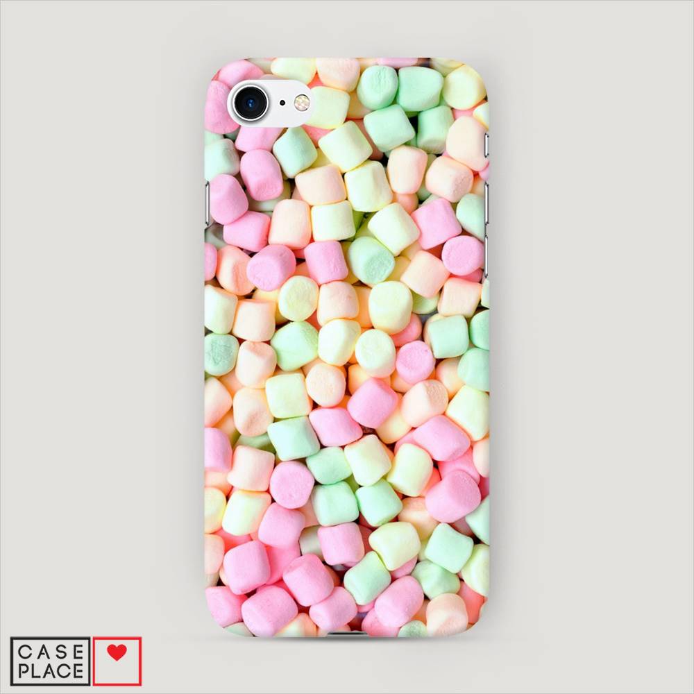 фото Пластиковый чехол "marshmallows" на apple iphone 7 awog