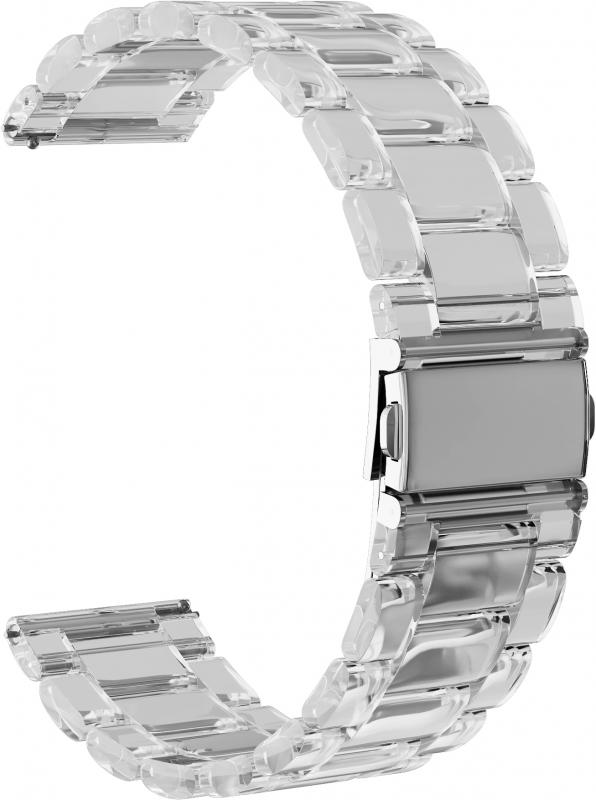 

Ремешок акриловый Adamantine 22 для Ticwatch E2 (Прозрачный)