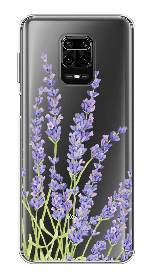 

Чехол на Xiaomi Redmi Note 9S/Note 9 Pro "Лавандовые стебли", Фиолетовый;зеленый, 37950-1