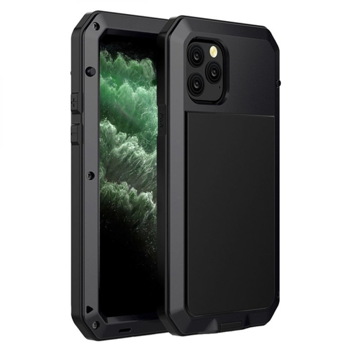 фото Бронированный противоударный чехол taktik extreme для iphone 12 pro max, черный nobrand