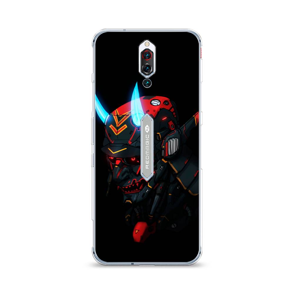 

Чехол Awog на ZTE Red Magic 5S / ЗТЕ Ред Мэджик 5S "Неоновый самурай", Разноцветный, 134250-6