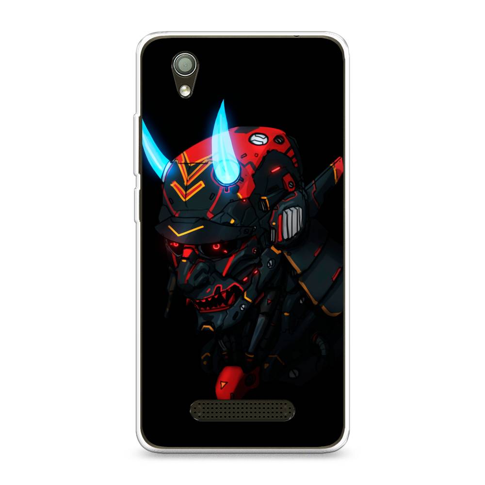 

Чехол Awog на ZTE Blade X3 / ЗТЕ Блэйд X3 "Неоновый самурай", Разноцветный, 130650-6