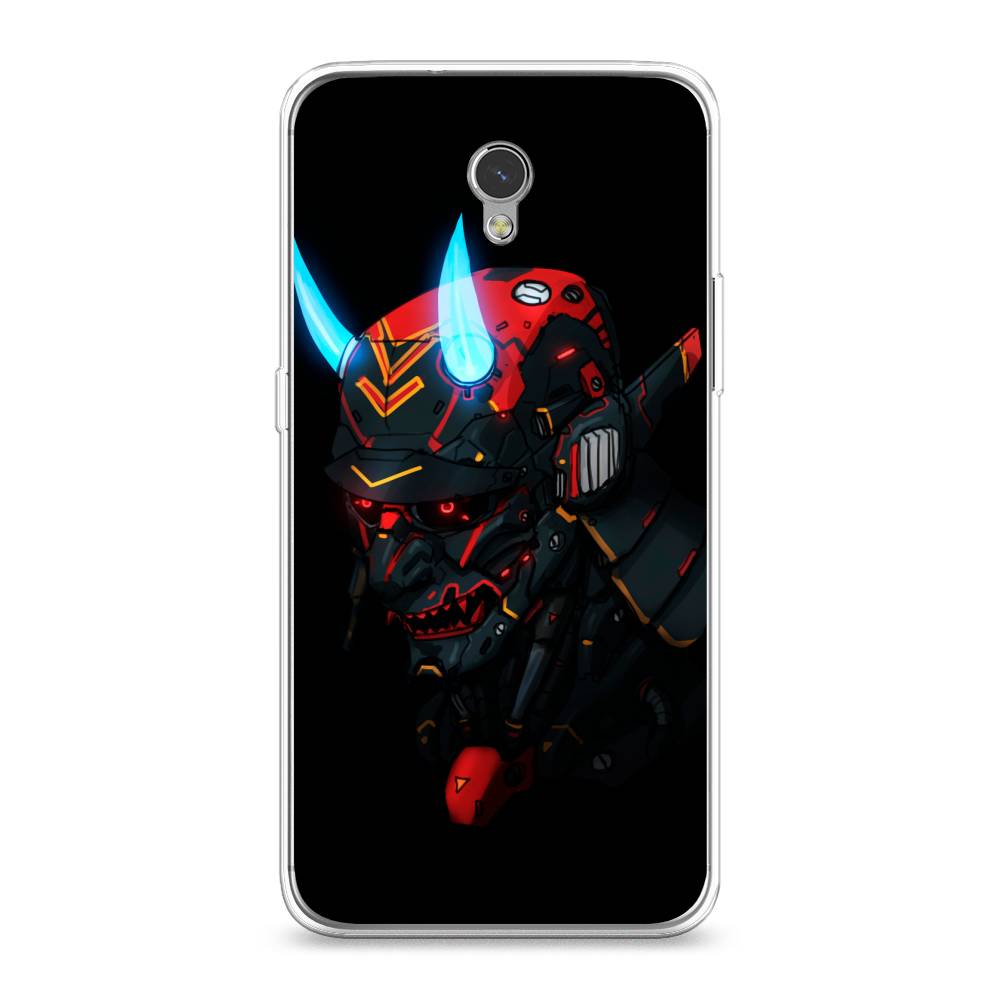 

Чехол Awog на ZTE Blade V7 / ЗТЕ Блэйд V7 "Неоновый самурай", Разноцветный, 131150-6