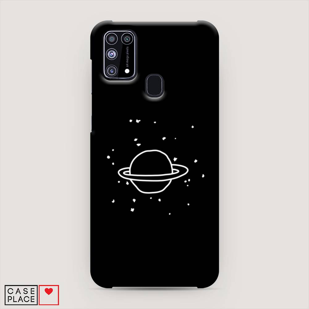 фото Пластиковый чехол "дудл юпитера" на samsung galaxy m31 awog