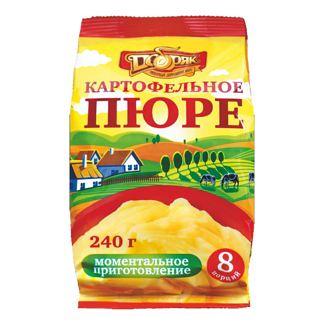 

Картофельное пюре Добряк быстрого приготовления 240 г