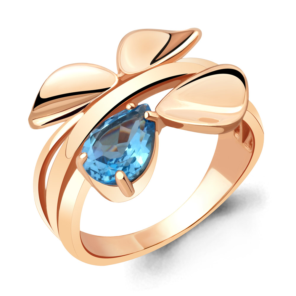 

Кольцо из серебра с топазом р.  Aquamarine 6919205_925_з, 6919205_925_з
