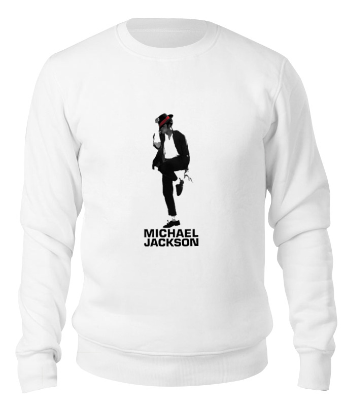 

Свитшот унисекс Printio Michael jackson белый XS, Michael jackson
