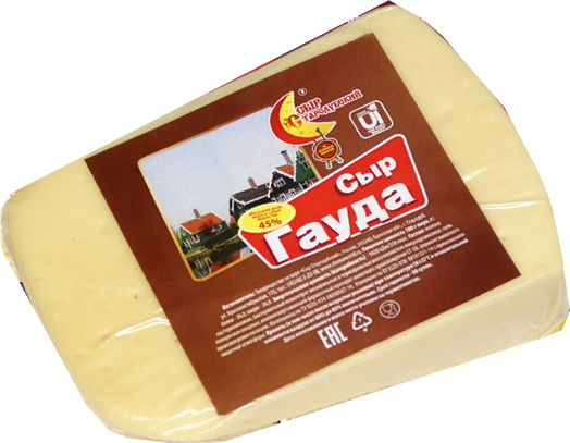 

Сыр полутвердый Стародубский Гауда 45% бзмж 200 г