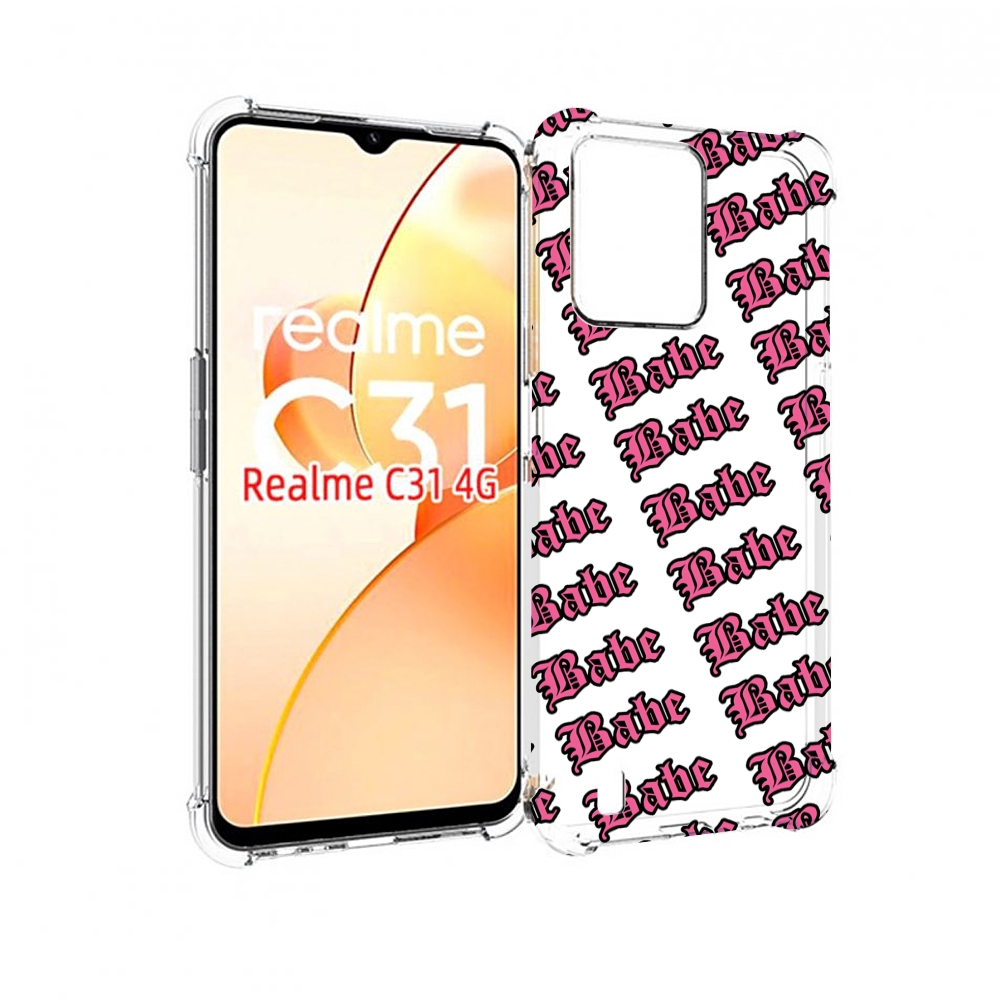 

Чехол MyPads Бабе для OPPO Realme C31, Прозрачный, Tocco