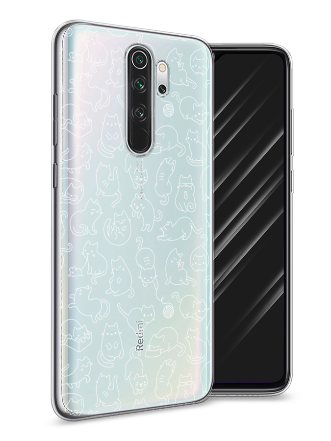

Чехол Awog на Xiaomi Redmi Note 8 Pro "Шкодливые котики", Разноцветный, 36650-2