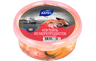 фото Коктейль из морепродуктов балтийский берег в рассоле 385 г