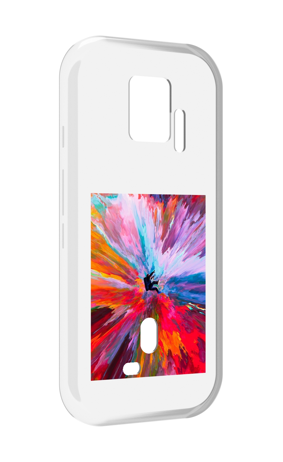 

Чехол MyPads красочный астранавт для ZTE Nubia Red Magic 7S Pro, Прозрачный, Tocco
