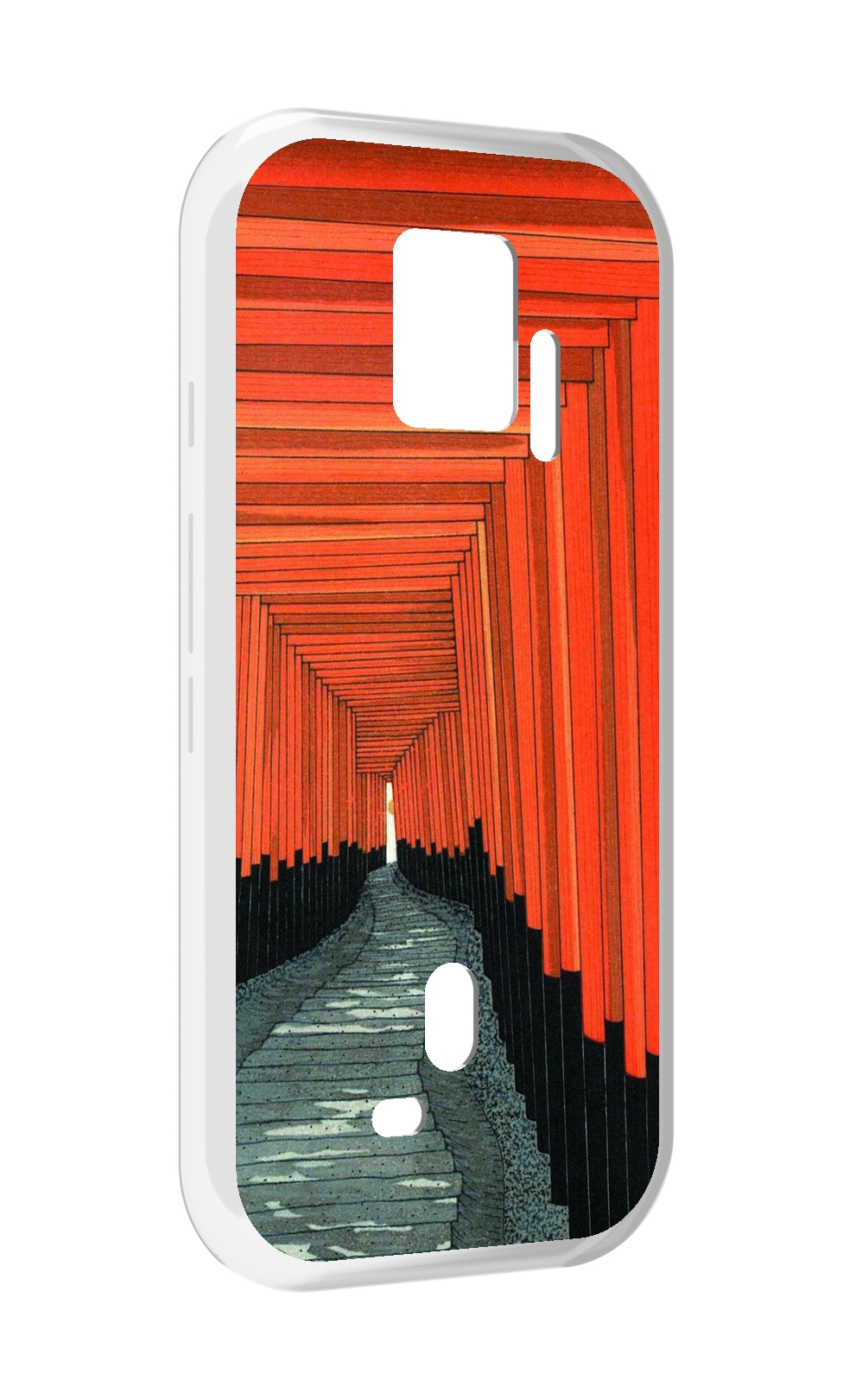

Чехол MyPads красный коридор для ZTE Nubia Red Magic 7S Pro, Прозрачный, Tocco