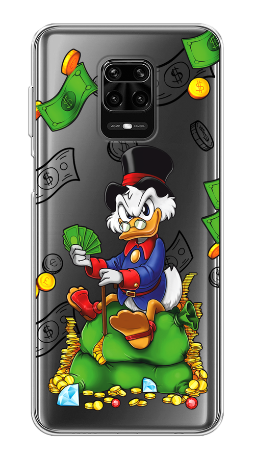 

Чехол на Xiaomi Redmi Note 9S/Note 9 Pro "Scrooge Richness", Черный;синий;зеленый, 37950-1