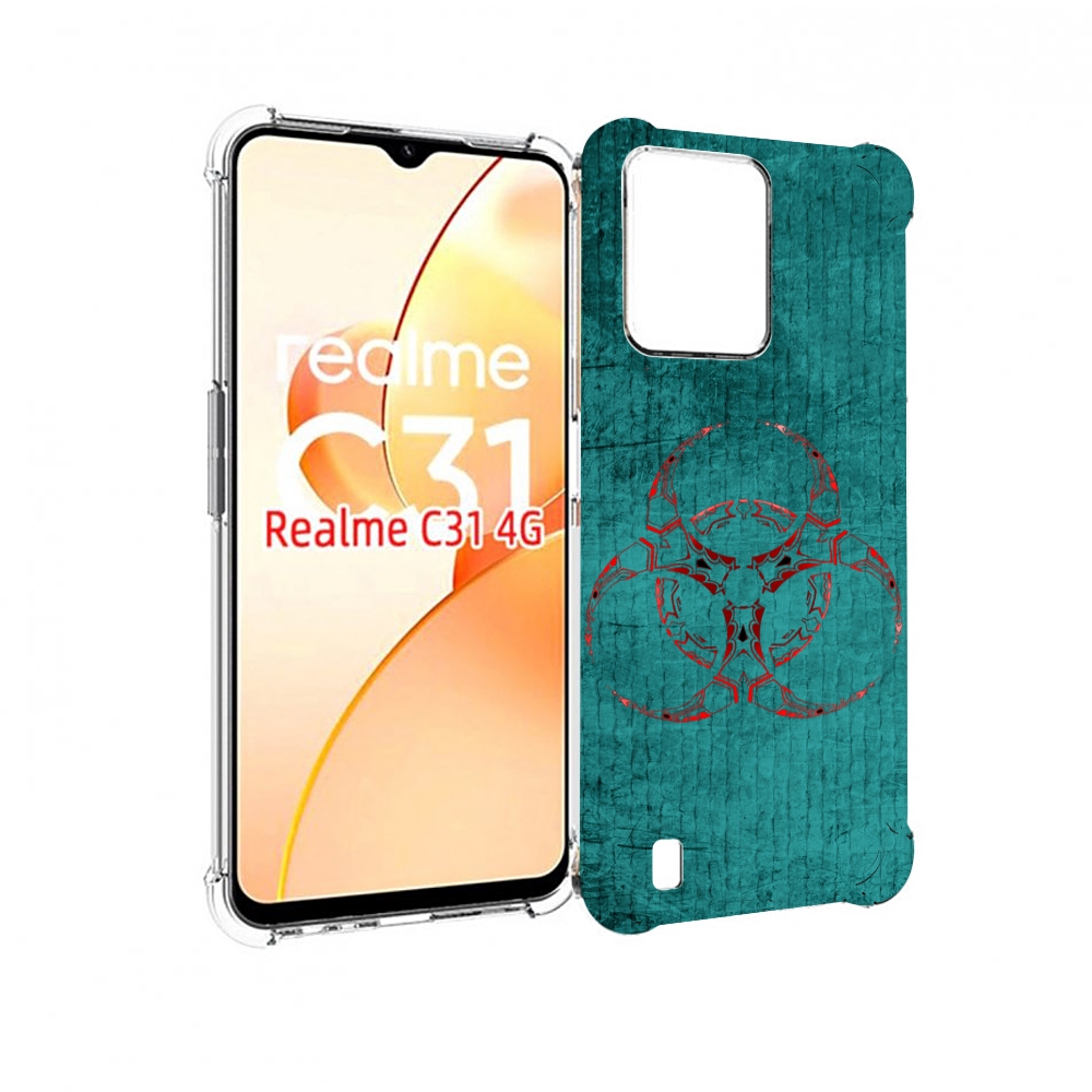 

Чехол MyPads Амбрелла для OPPO Realme C31, Прозрачный, Tocco