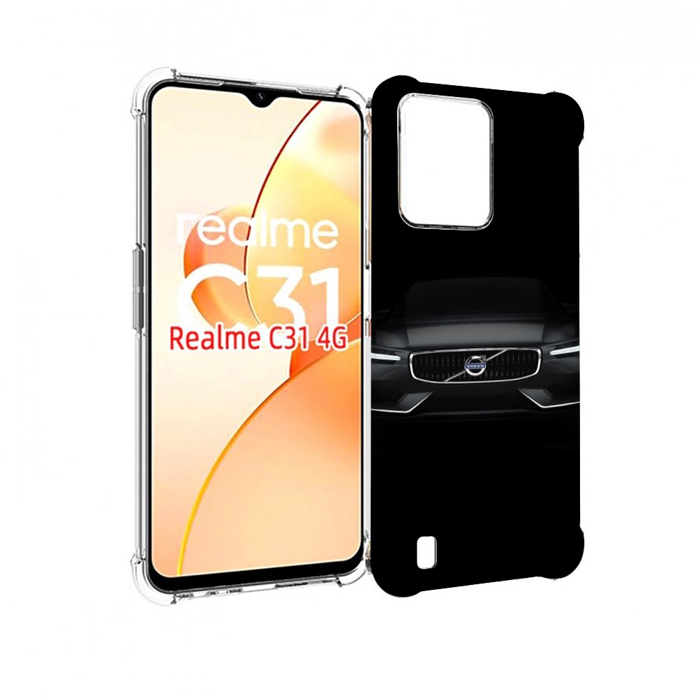

Чехол MyPads volvo 1 мужской для OPPO Realme C31, Прозрачный, Tocco