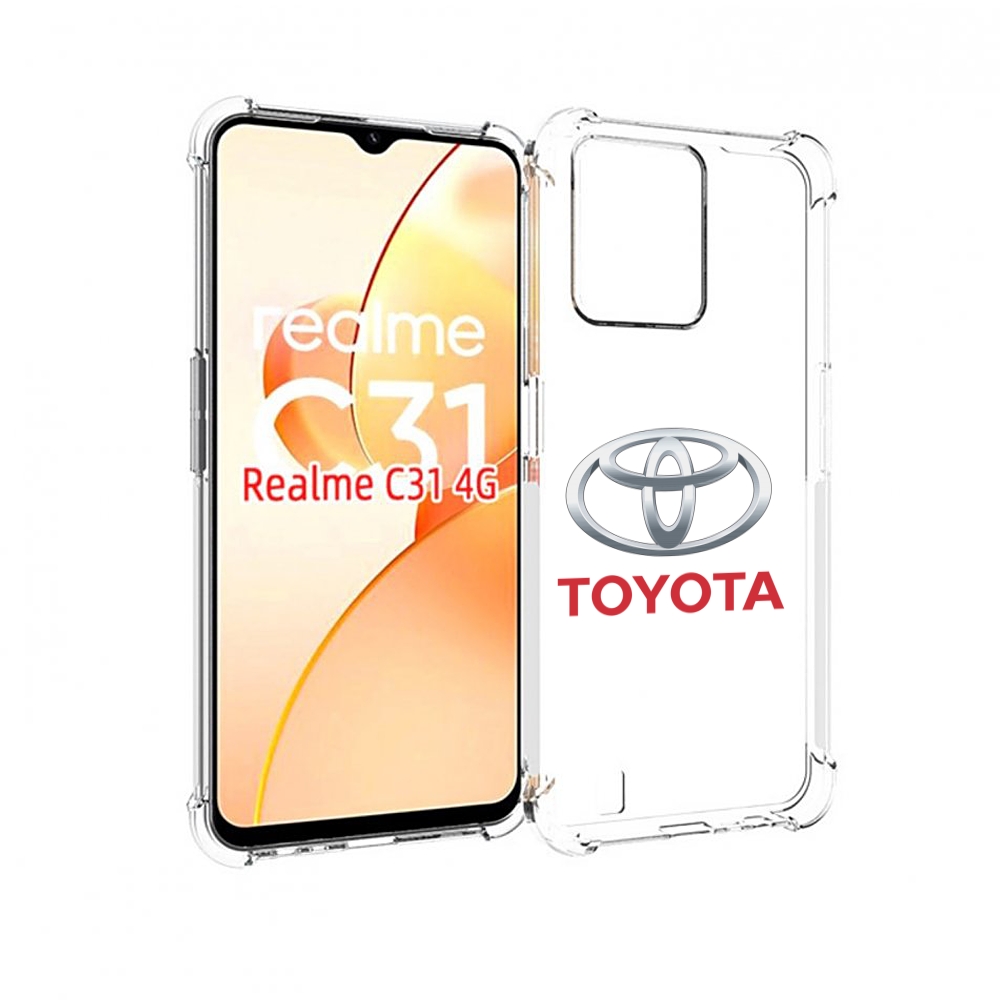 

Чехол MyPads toyota-4 мужской для OPPO Realme C31, Прозрачный, Tocco