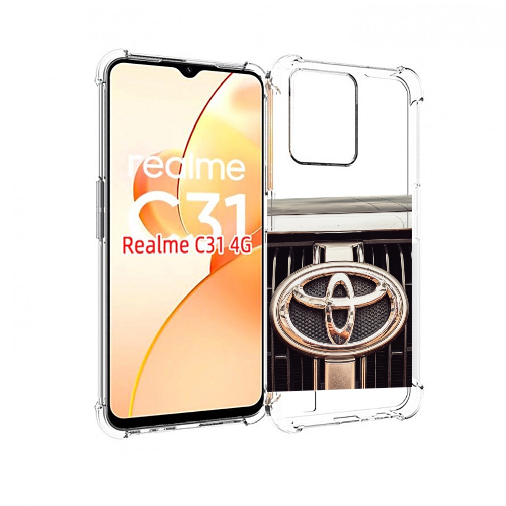

Чехол MyPads toyota 3 для OPPO Realme C31, Прозрачный, Tocco