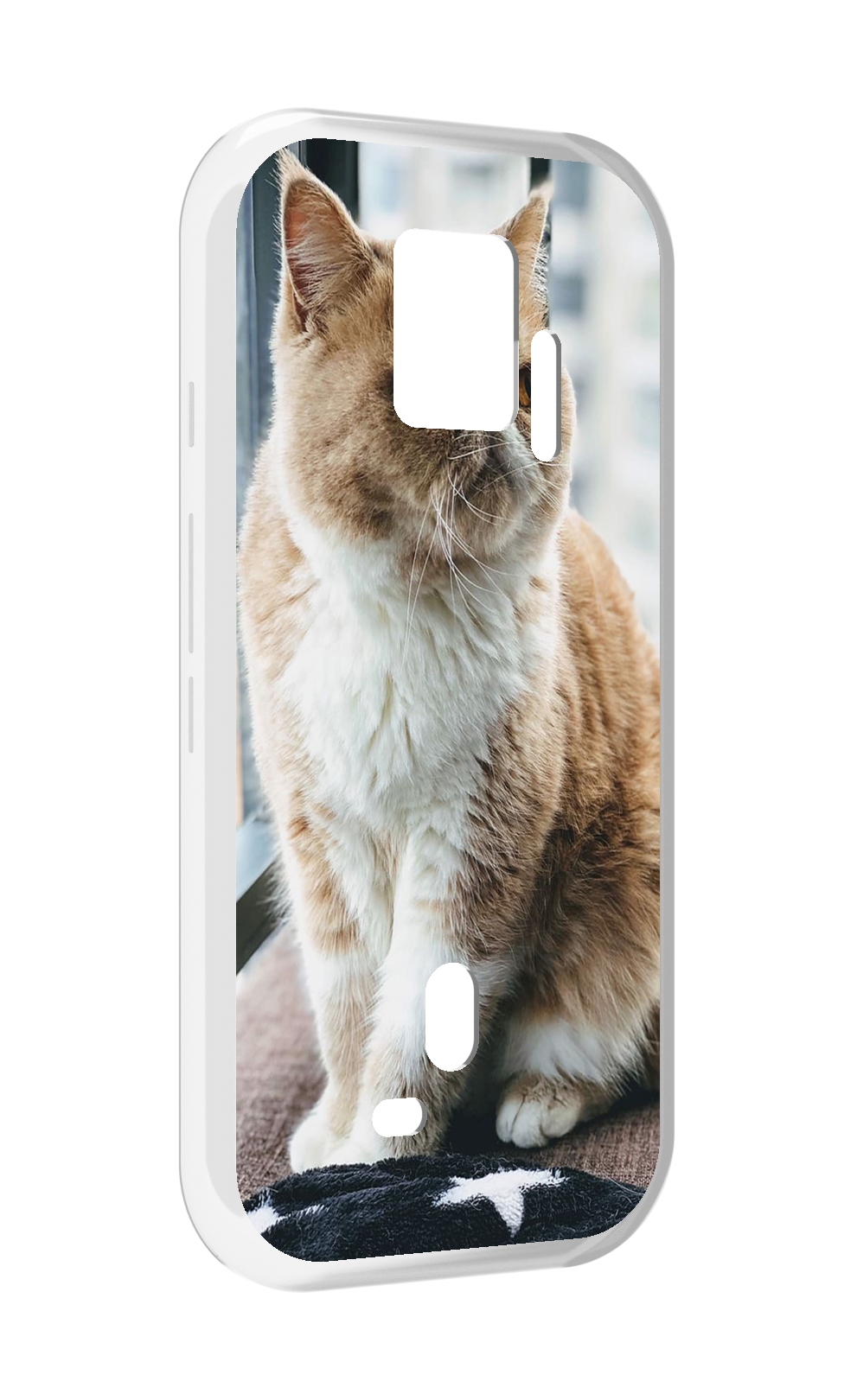 Чехол MyPads кошка экзот для ZTE Nubia Red Magic 7S Pro