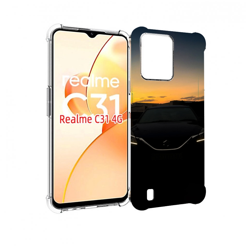

Чехол MyPads suzuki 2 мужской для OPPO Realme C31, Прозрачный, Tocco