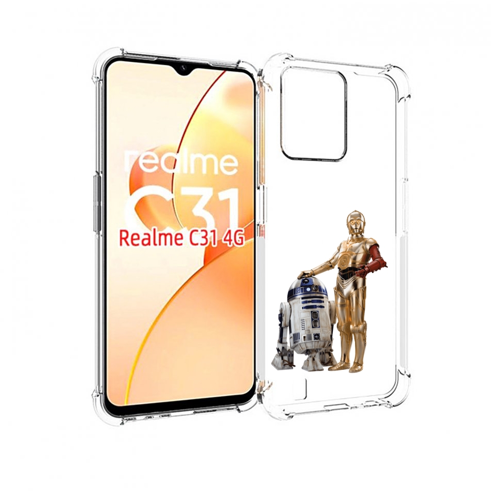 

Чехол MyPads starwars-звездные-воины для OPPO Realme C31, Прозрачный, Tocco