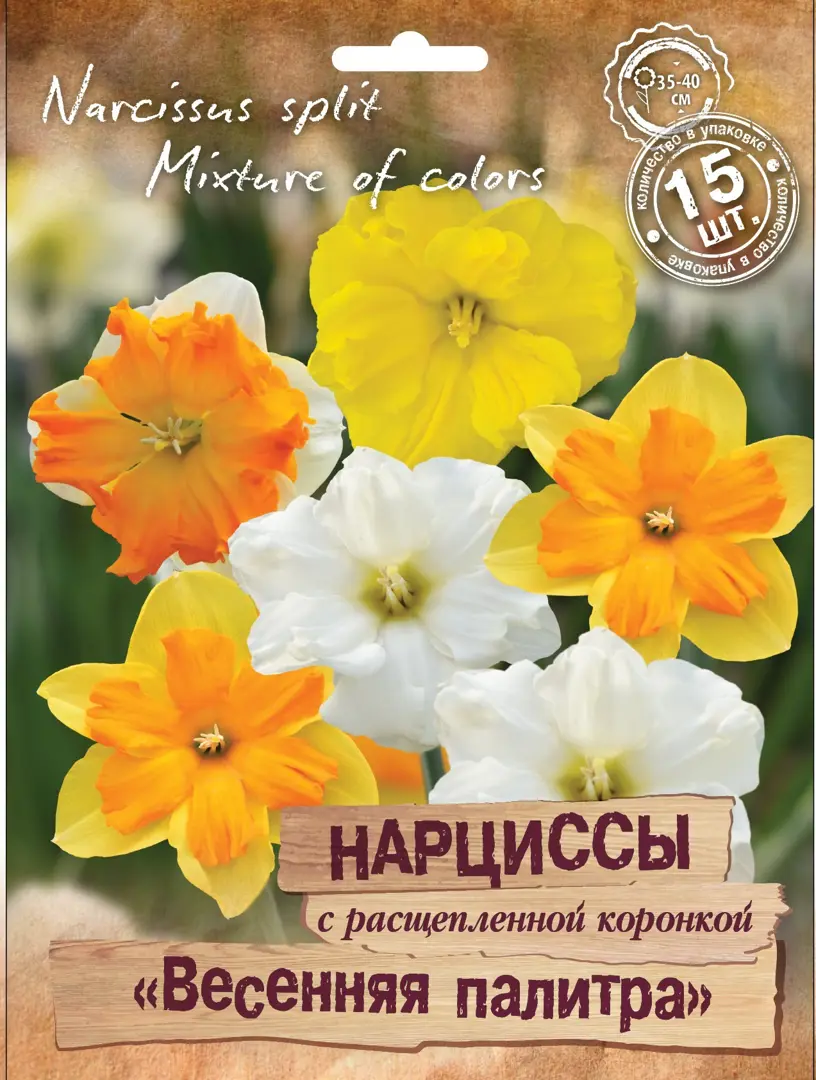 

Луковицы нарцисс Весенняя Палитра Микс Поиск SSS-88659144 15 шт.