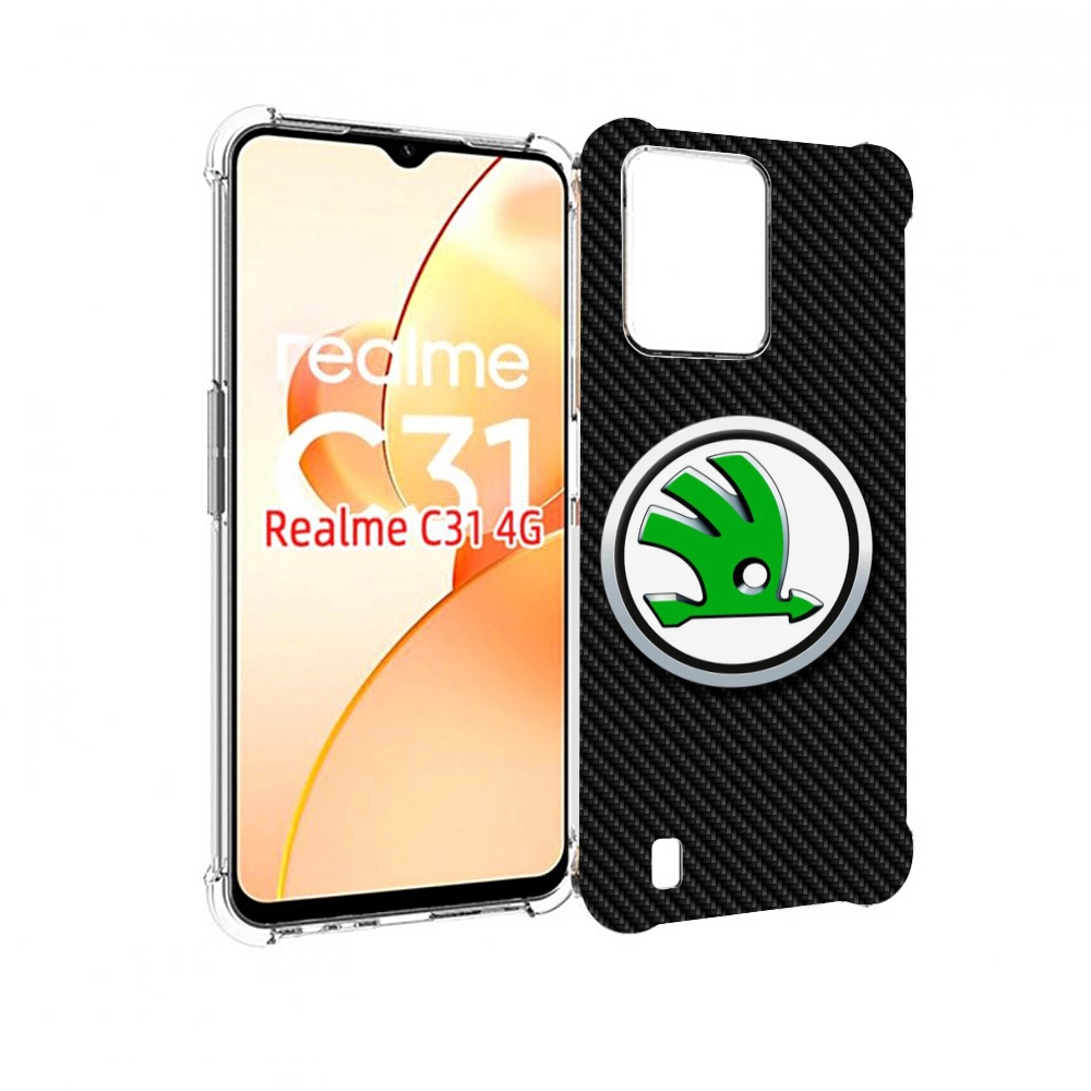 

Чехол MyPads skoda 2 для OPPO Realme C31, Прозрачный, Tocco