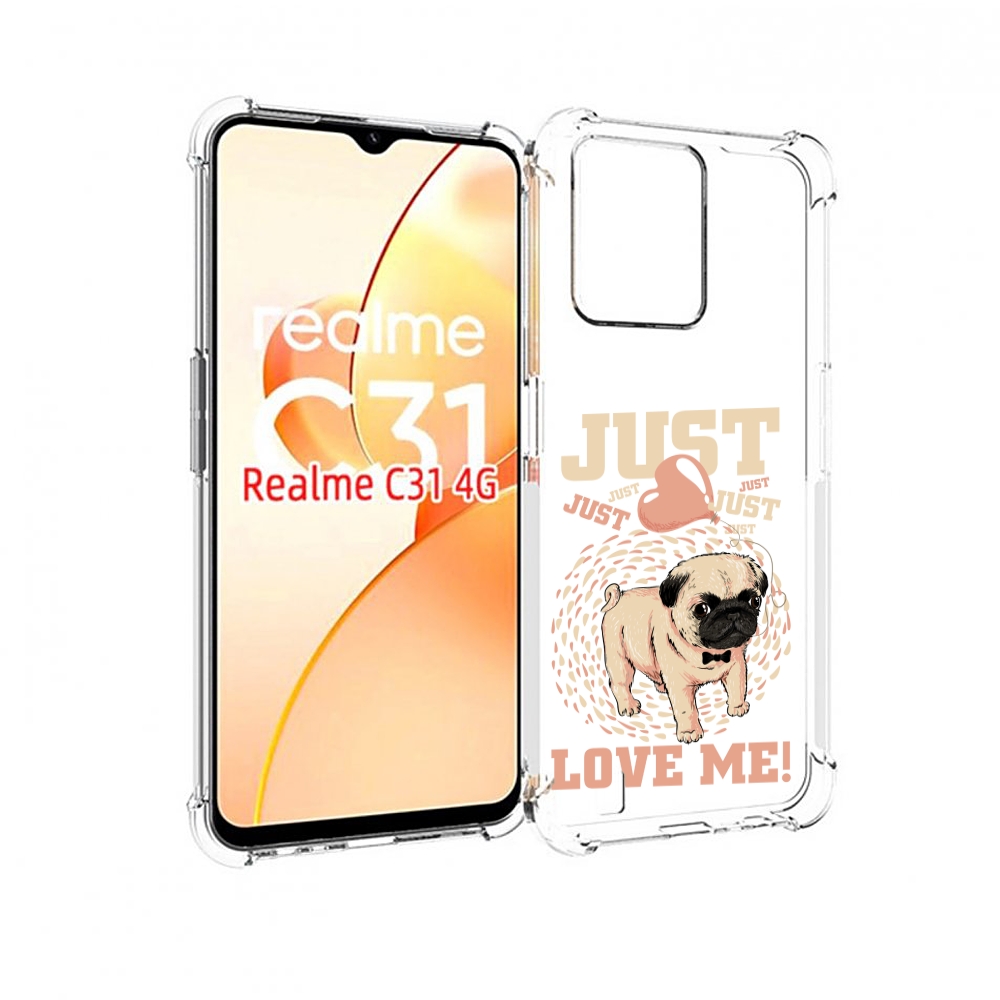 

Чехол MyPads Люби меня для OPPO Realme C31, Прозрачный, Tocco