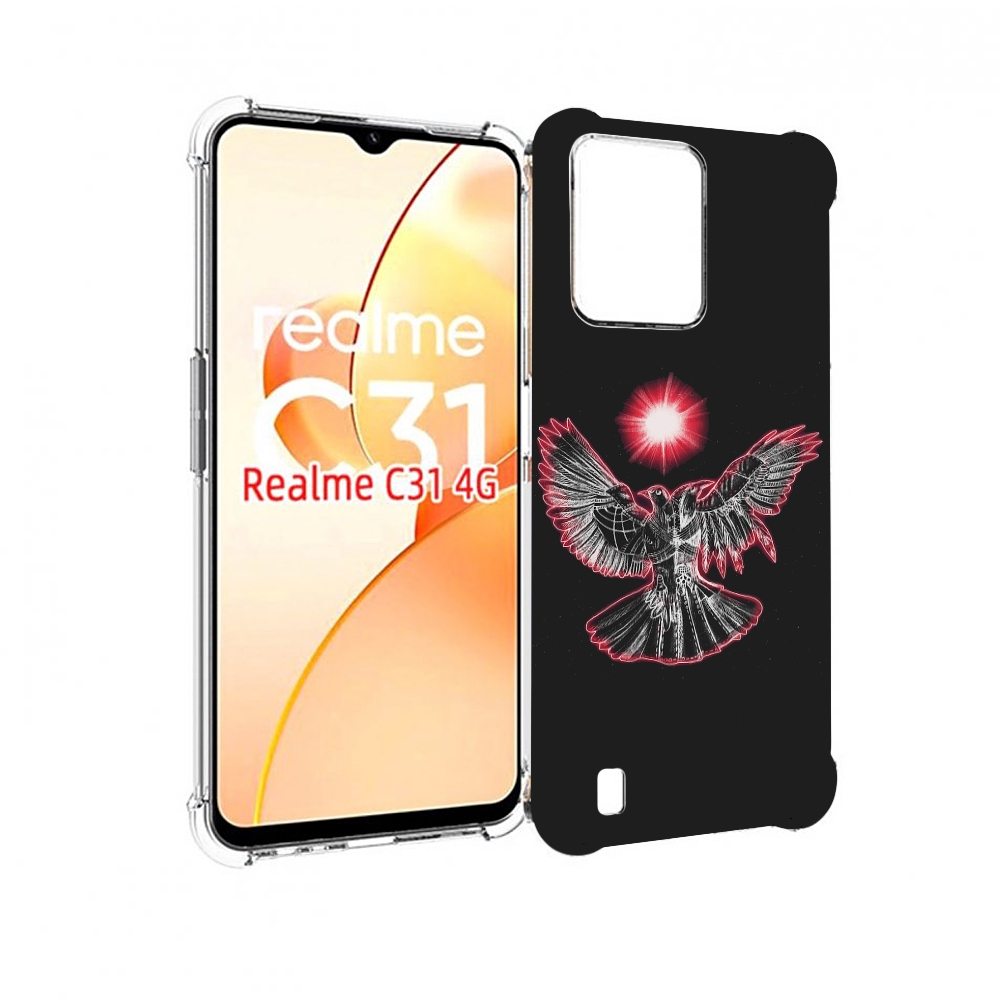 

Чехол MyPads pyrokinesis валькирия для OPPO Realme C31, Прозрачный, Tocco