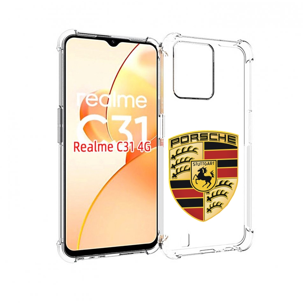 

Чехол MyPads porsche-5 мужской для OPPO Realme C31, Прозрачный, Tocco