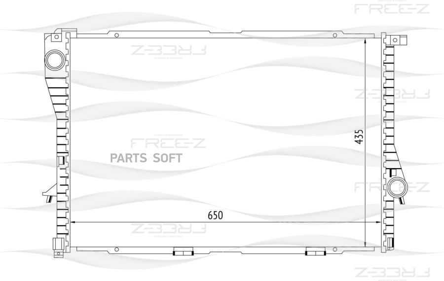 

Радиатор охлаждения FREE-Z KK0119
