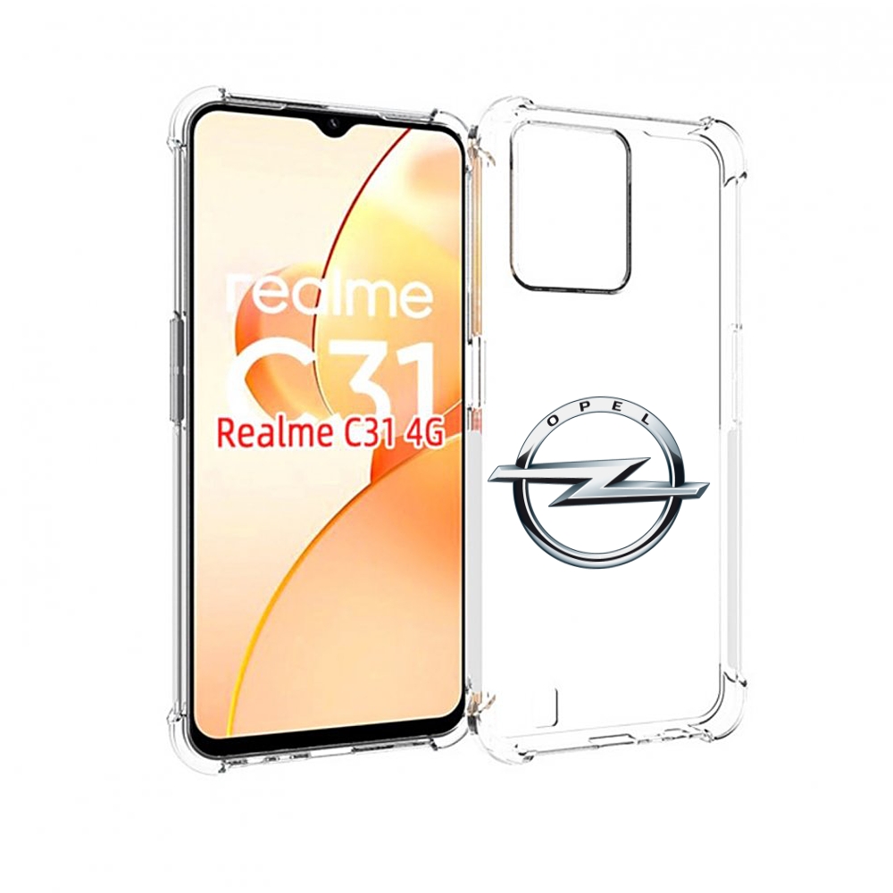 

Чехол MyPads opel-5 мужской для OPPO Realme C31, Прозрачный, Tocco