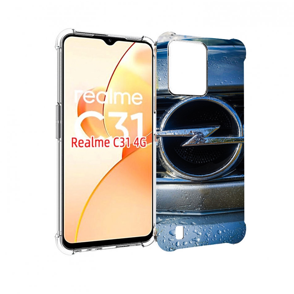 

Чехол MyPads opel 3 мужской для OPPO Realme C31, Прозрачный, Tocco