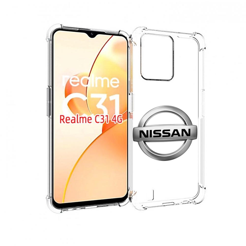 

Чехол MyPads nissan-3 мужской для OPPO Realme C31, Прозрачный, Tocco